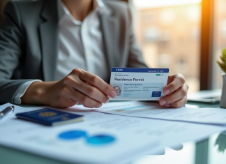 Personne tenant une carte de residence de lUnion européenne et passeports