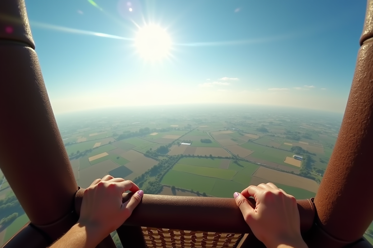 montgolfière aérienne