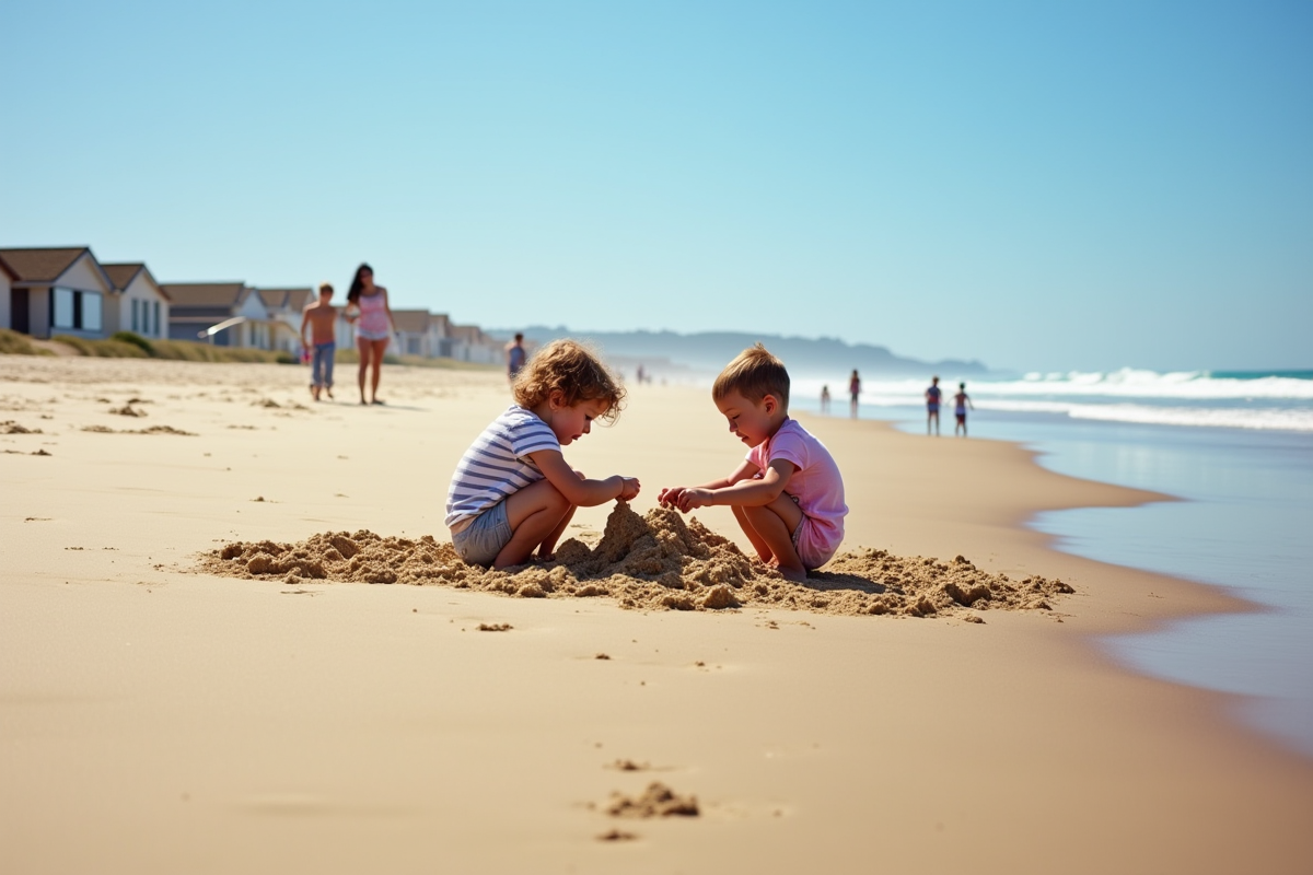 plage famille